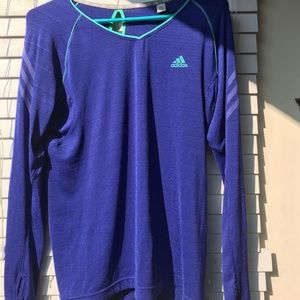 Long-sleeved Adidas top